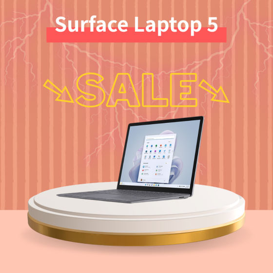 二手 【限量促銷中】Microsoft 微軟 Surface Laptop 5 13.5吋 觸控螢幕 i7-1265U 16G 256G — USD 智選嚴選